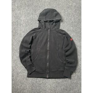Womens Zip Hoodie Lululemon Black Full Zip Hooded‎ Jacket, Size 10